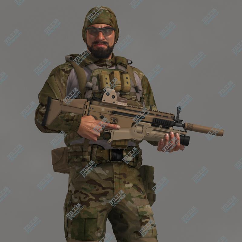 images/goods_img/2021040232/Military Male US Soldier Set Rigged 3D model/3.jpg